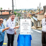 Prefeito Orlando Morando entrega descontaminação e pavimentação do Jd. das Oliveiras