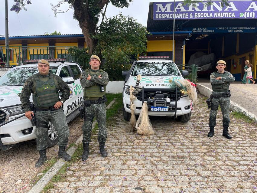 PM Ambiental flagra pesca ilegal na represa Billings e aplica multas