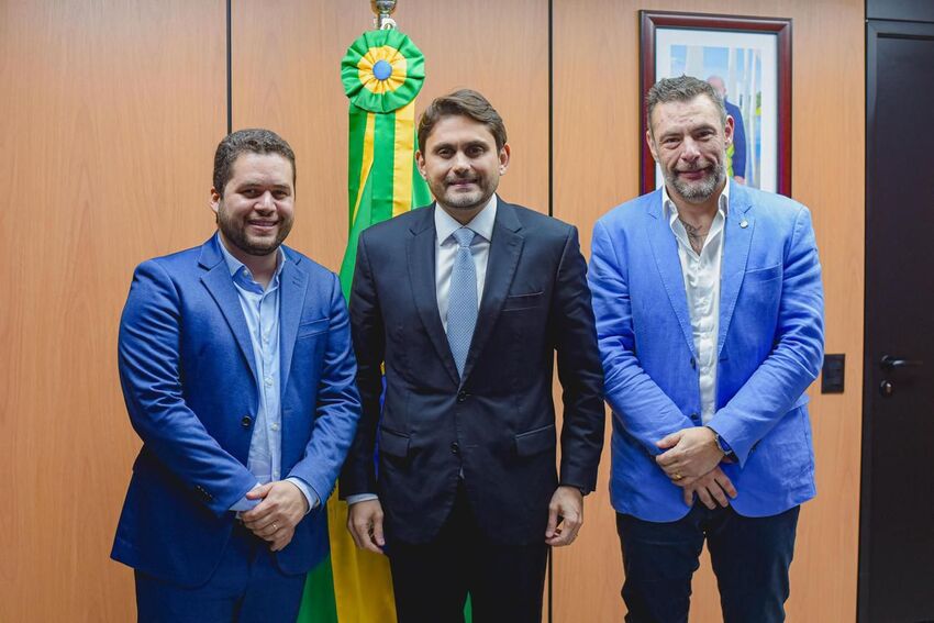 Deputado Marangoni recebe o prefeito eleito de Santo André, Gilvan, para reuniões com ministros em Brasília