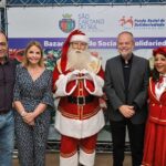 Presidente do Fundo Social de São Caetano, Denise Auricchio inaugura Bazar de Natal