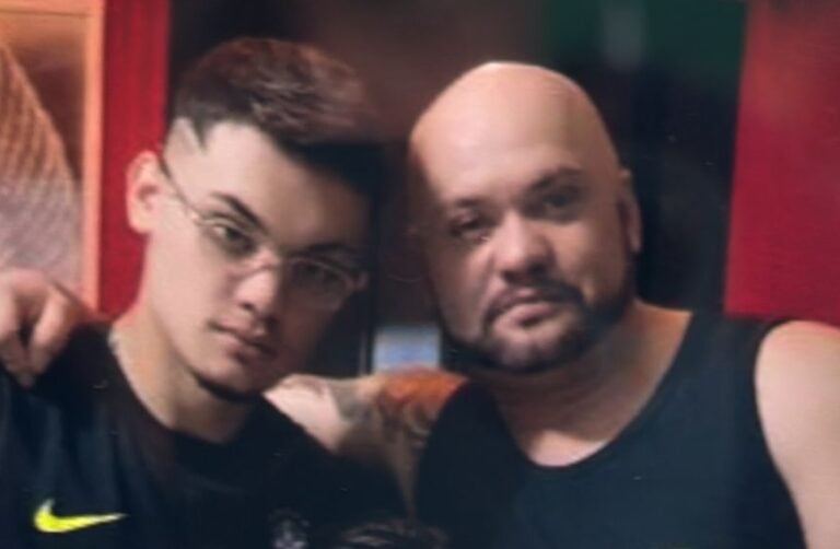 filho e pai em Ribeirão Pires