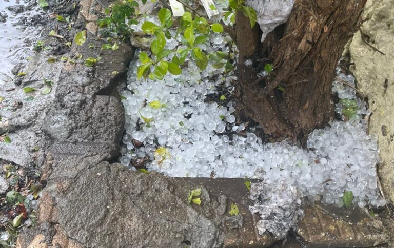Chuva forte com granizo atinge cidades do ABCD