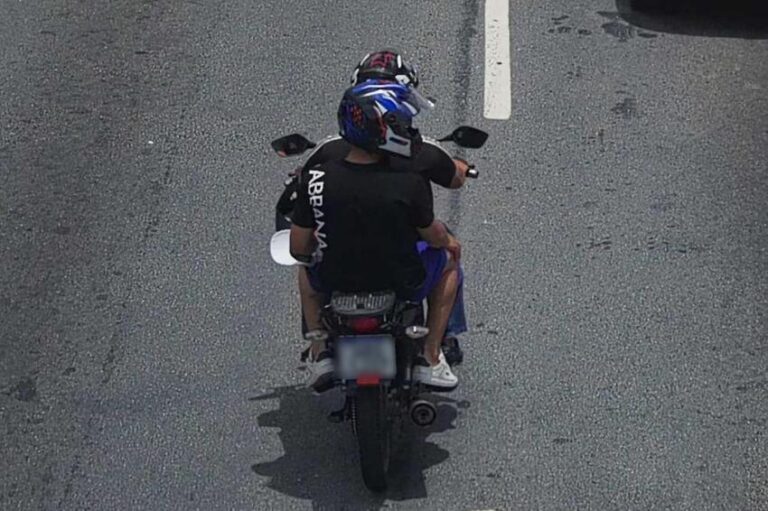 criminoso em moto