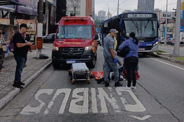 Idosa é atropelada por moto na avenida Lucas Nogueira Garcez