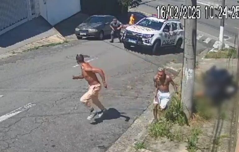 Indivíduos em moto atropelam mulher enquanto fugiam da PM em São Bernardo