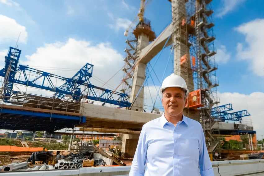 Marcelo Lima faz balanço de 100 dias e anuncia entrega antecipada do viaduto estaiado
