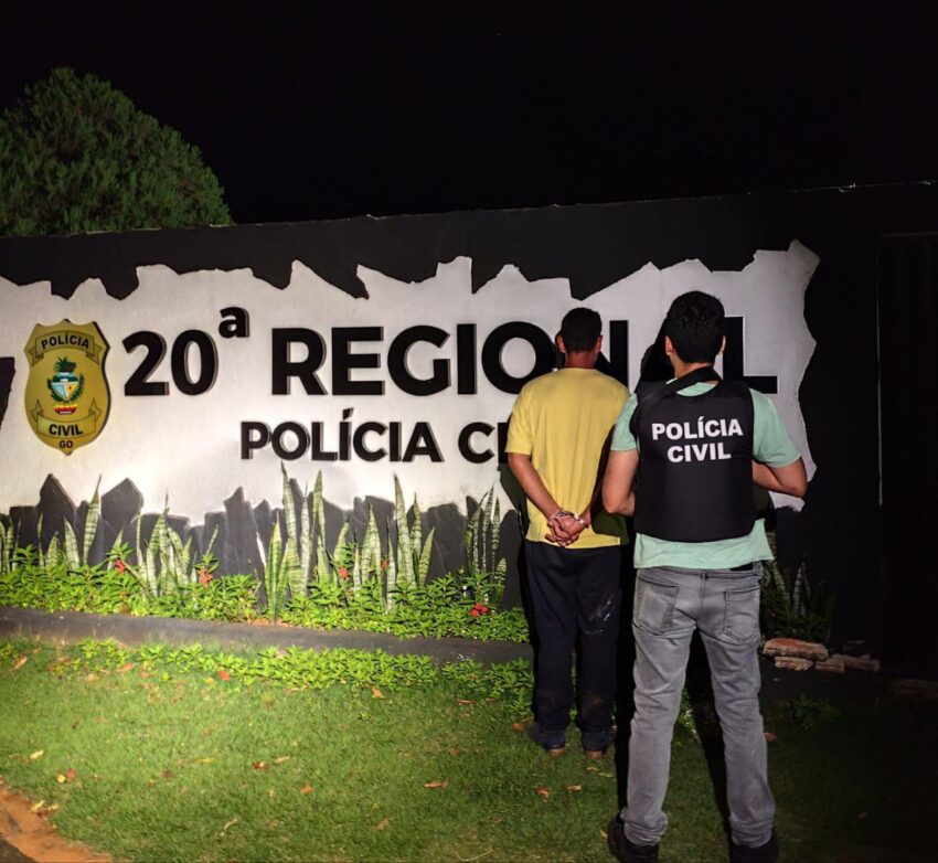 POLÍCIA CIVIL DE IPORÁ PRENDE FORAGIDO DE SÃO PAULO ESCONDIDO EM GOIÁS