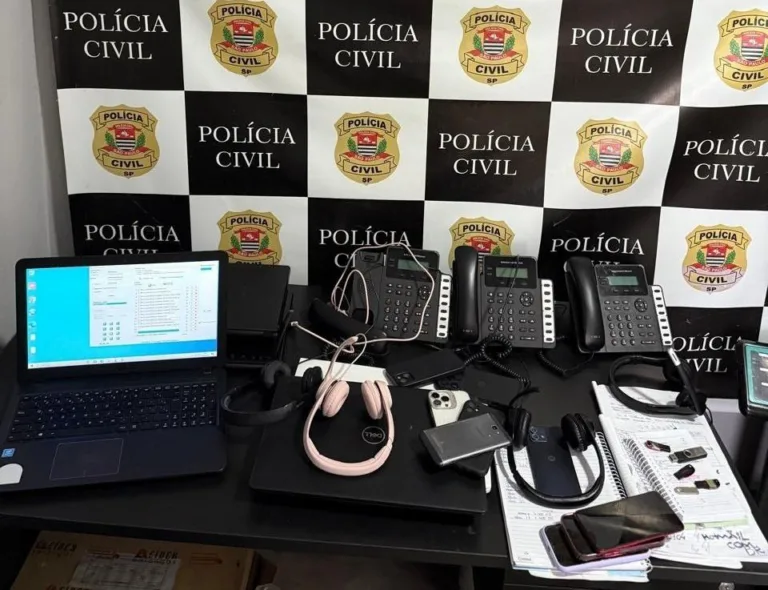 Polícia Civil desmonta falsa central bancária em São Bernardo; cinco são presos