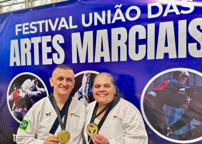 Atletas da Estância estão em preparação para a disputa do Mundial de Taekwondo FOTO: Divulgação/PMETRP