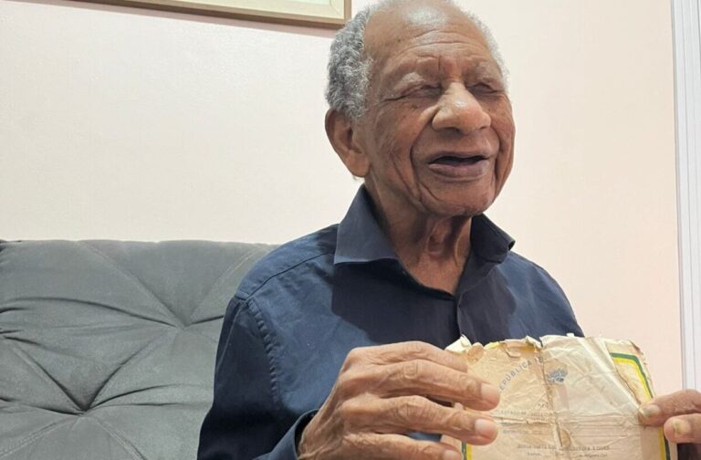 Aos 115 anos, seu Janguinha é o homem mais idoso de São Bernardo