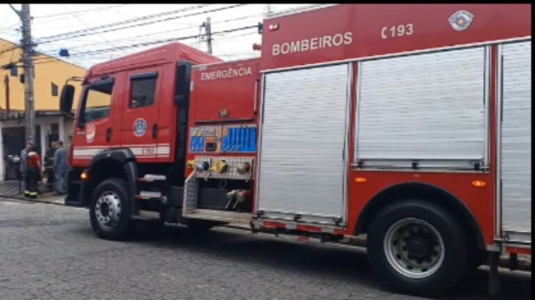 Casal sofre queimaduras graves após incêndio em residência em Santo André