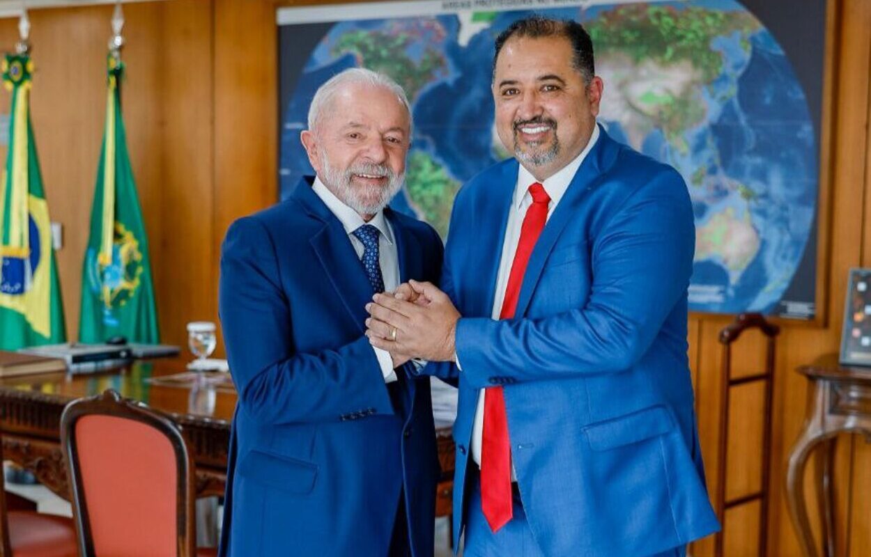 Presidente Lula recebe o prefeito Marcelo Oliveira em Brasília e garante investimentos em Mauá