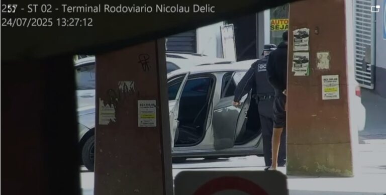 Após a abordagem por parte da GCM, o procurado foi conduzido à Delegacia Sede para as providências cabíveis