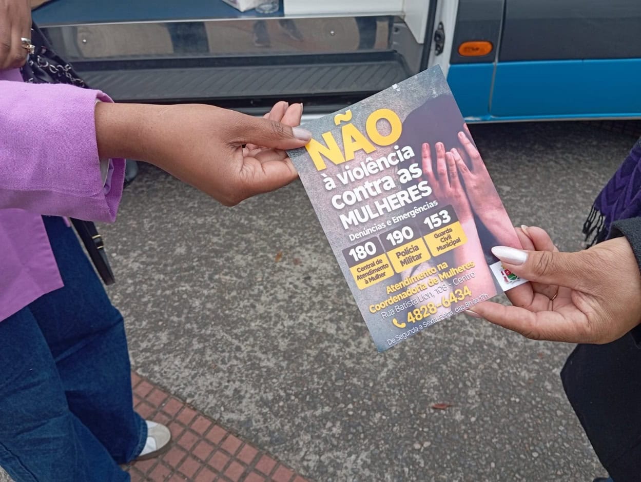 Ribeirão Pires mobiliza ação do Agosto Lilás com foco ao combate à violência contra mulher