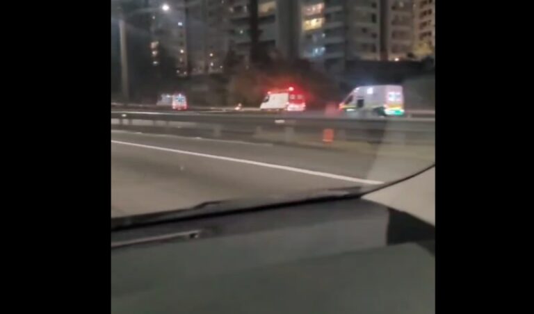 Acidente com duas motos deixa três feridos na Rodovia Anchieta