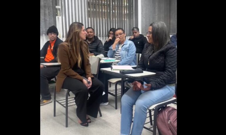 Prefeita Jessica Cormick faz visita surpresa à Faculdade Municipal de São Bernardo