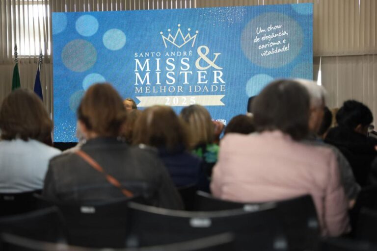 Santo André lança edição 2025 do concurso Miss e Mister Melhor Idade