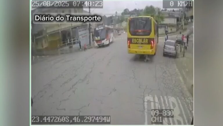 Destreza e direção defensiva do profissional foram essenciais para evitar acidente com menino de 5 anos na Estrada do Pedroso