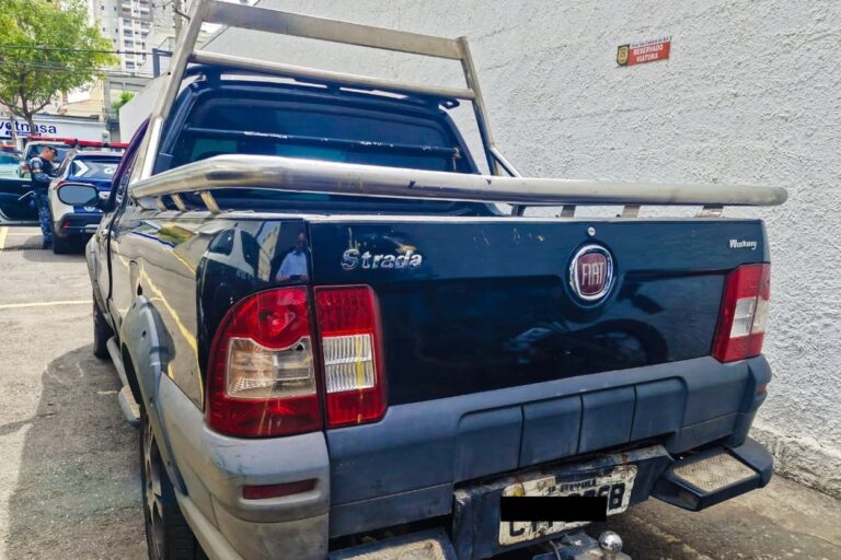 GCM de São Caetano apreende veículo com placa adulterada detectado pelo Smart Sanca