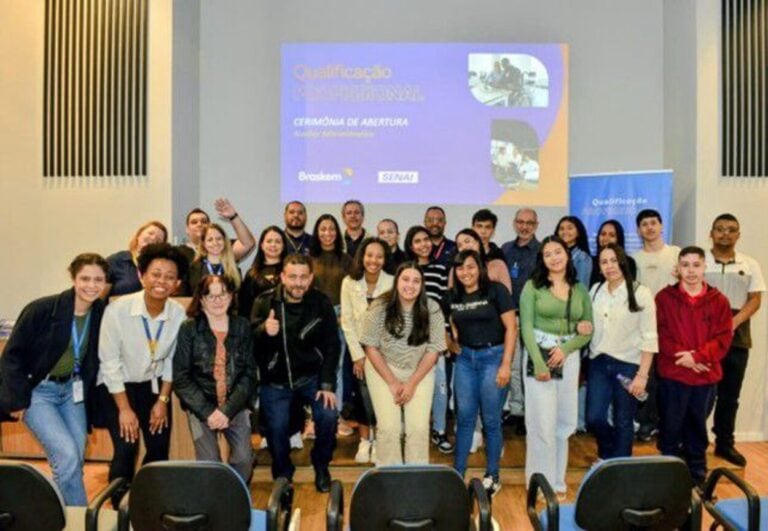 Braskem inicia curso gratuito de Auxiliar Administrativo no ABC e reforça empregabilidade de moradores da região