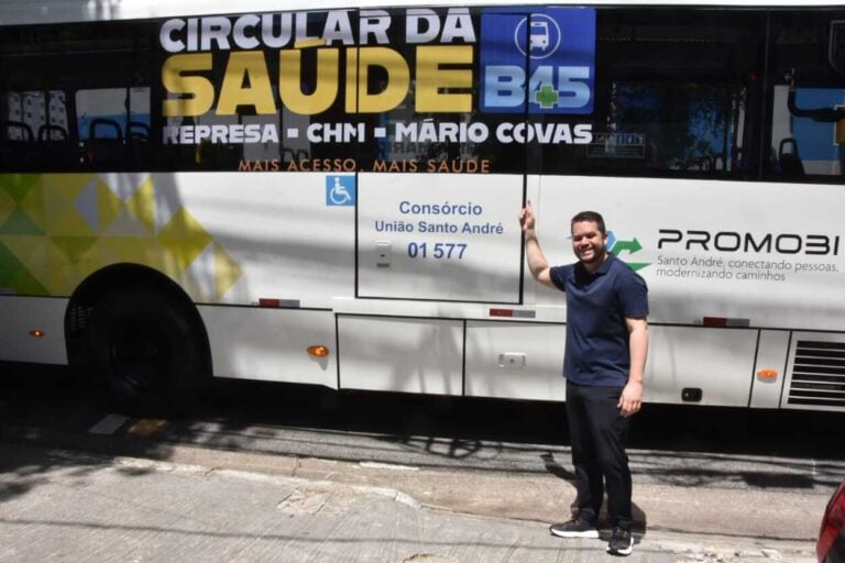 Circular da Saúde começa a operar em Santo André com duas linhas