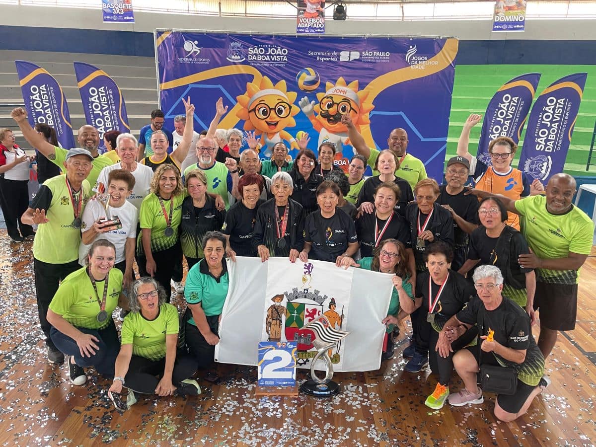 São Bernardo conquista o vice-campeonato nos Jogos da Melhor Idade do Estado