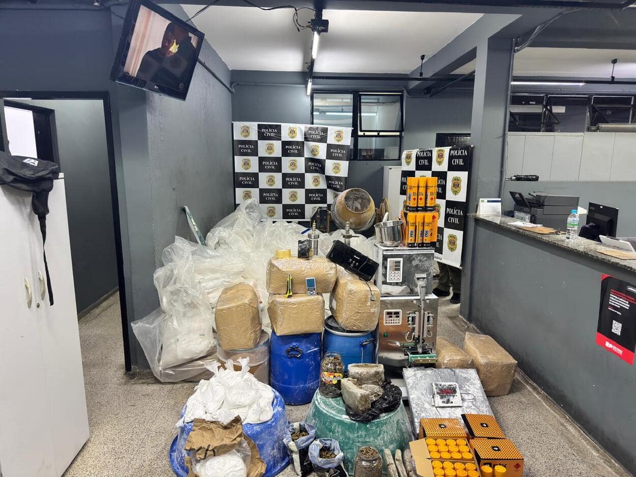 Policiais do 3º DP de Diadema desmantelam refinaria que enviava drogas pelos Correios