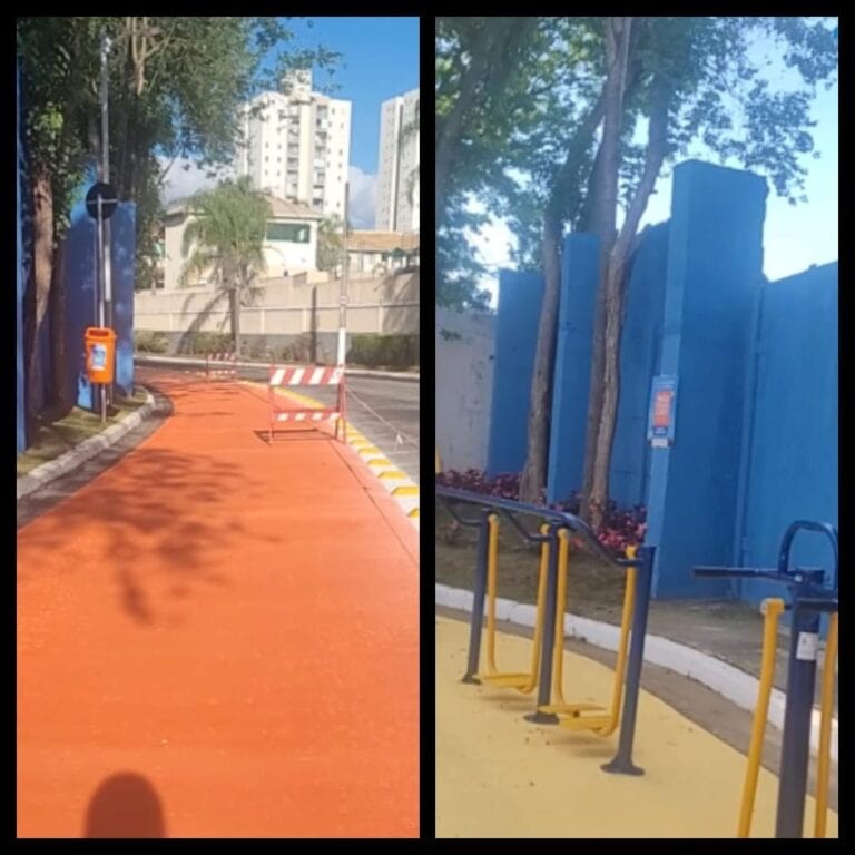 Novo ponto de lazer: SBC entrega academia ao ar livre, pista de caminhada e iluminação a Led no Borborema