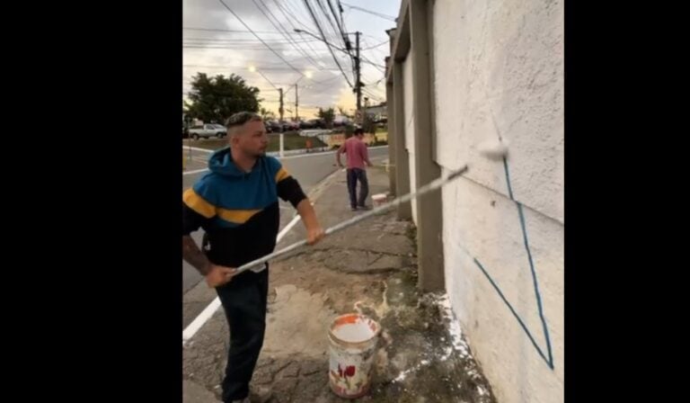 Ação de zeladoria de voluntários transforma a 'cara' do DER, em São Bernardo