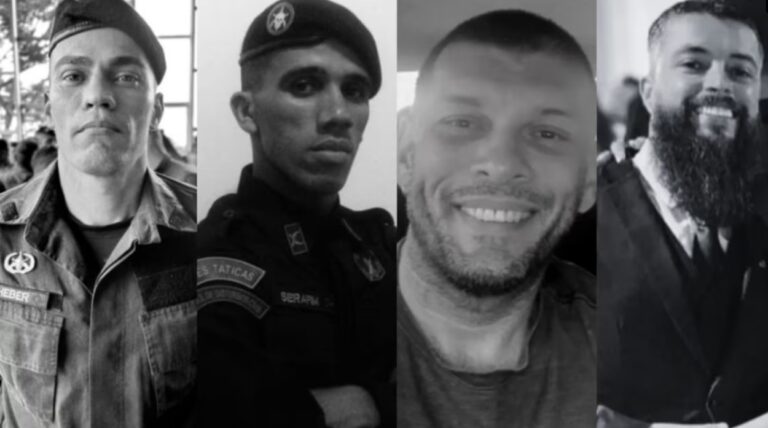 Quatro policiais perderam a vida durante a megaoperação no Rio de Janeiro.