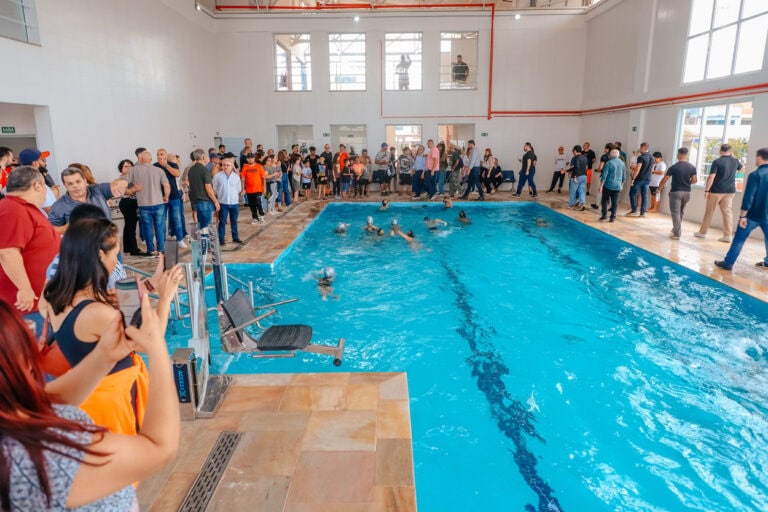 São Bernardo inaugura novo Centro Aquático do Batistini com 750 vagas gratuitas