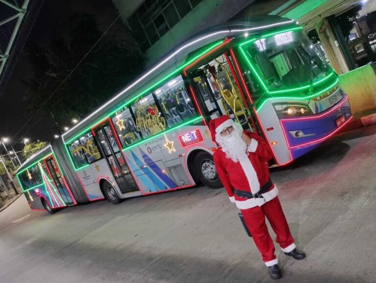 Ônibus de Natal da Next Mobilidade começa a circular em Diadema, São Beranrdo, Santo André e SP