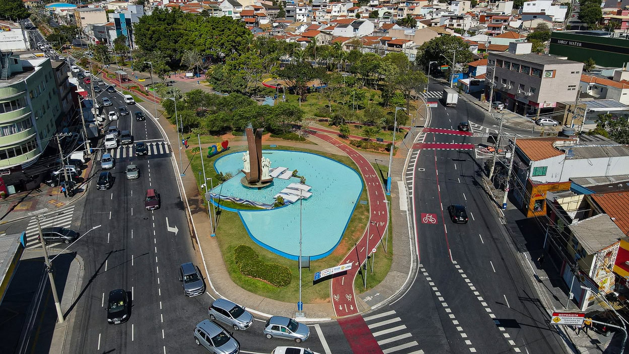 vista aérea de são caetano