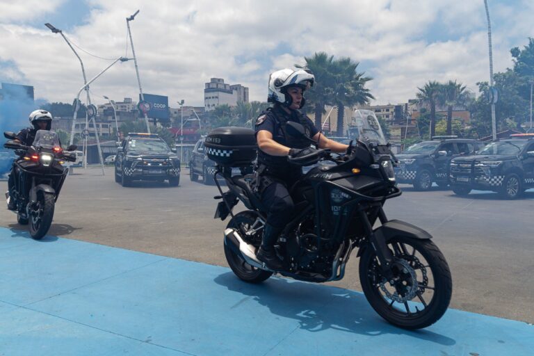 GCM de Diadema ganha novas viaturas e motos em mais uma entrega pelo aniversário da cidade