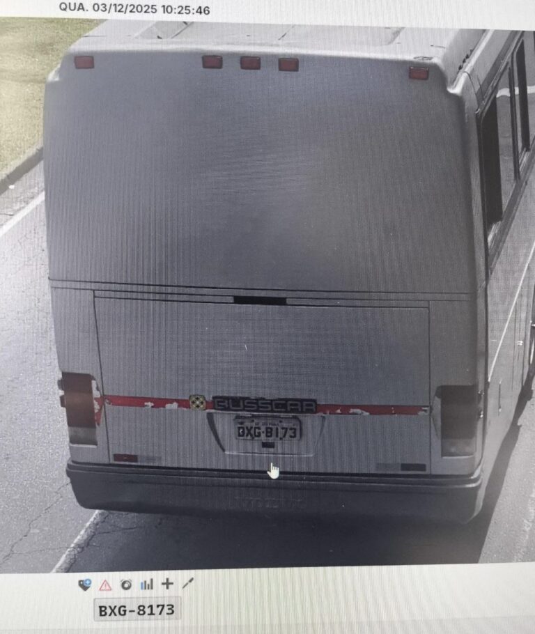 COI identifica ônibus clonado em Santo André e condutor é detido