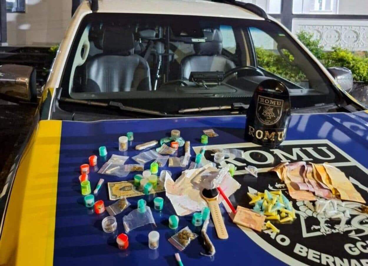 Romu de São Bernardo prende traficante durante Operação Bairro Mais Seguro no Detroit