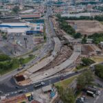 Vistoria aponta avanço da Ponte Ribeirão dos Couros, que será eixo estratégico da mobilidade em São Bernardo