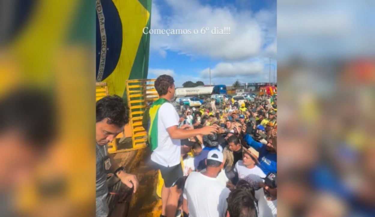 Caminhada pela Liberdade: Nikolas Ferreira lidera 6º dia comitiva rumo a Brasília