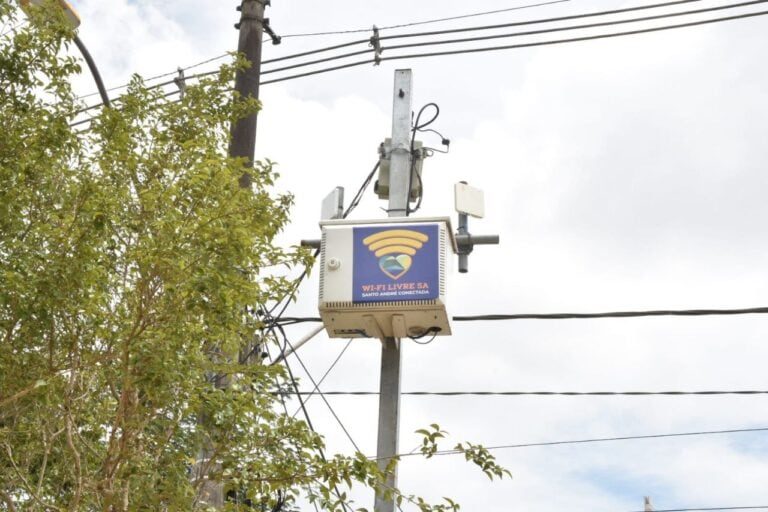 Prefeitura disponibiliza wi-fi gratuito em praça do Jardim Santo André