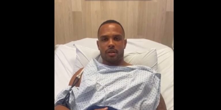 Jogador do Sampaio Corrêa grava vídeo para tranquilizar fãs após sofrer convulsão contra o Flamengo