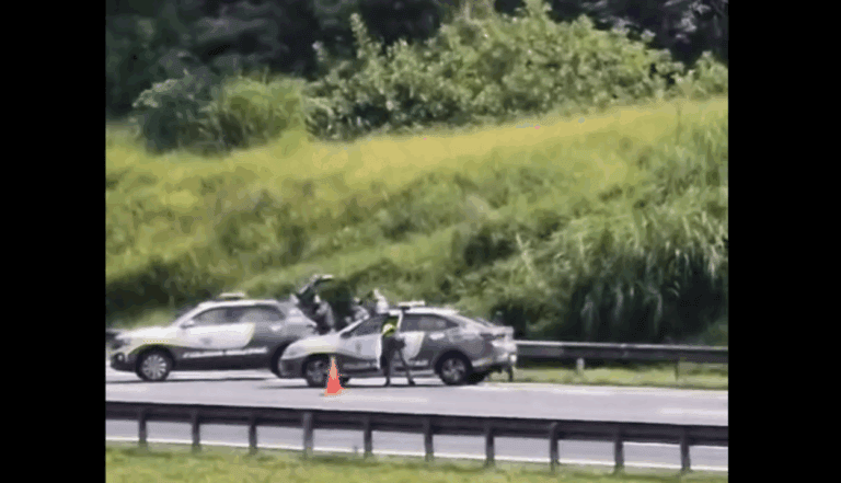 Garupa de moto morre em acidente na Rodovia dos Imigrantes, em Diadema