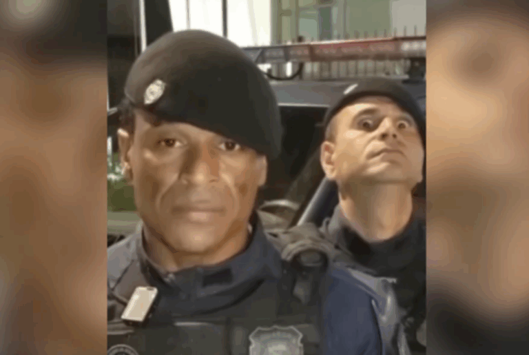 Guarda “estátua”: postura de agente em entrevista viraliza nas redes sociais