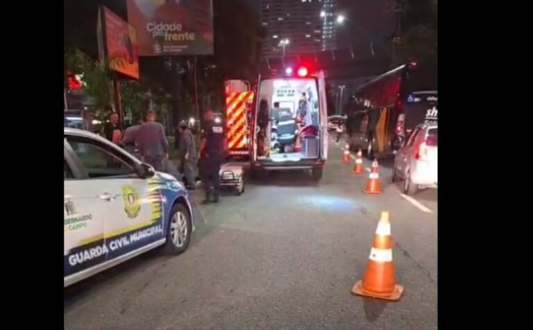 Jovens são atropeladas na Avenida Pereira Barreto e motociclista foge sem prestar socorro