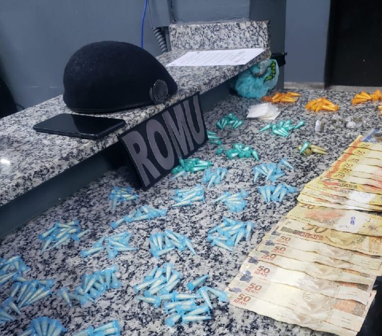 ROMU apreende adolescente com cocaína e crack no Eldorado