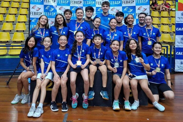 São Caetano brilha na 1ª Etapa Estadual de Badminton, realizada em São Bernardo, e conquista 26 medalhas