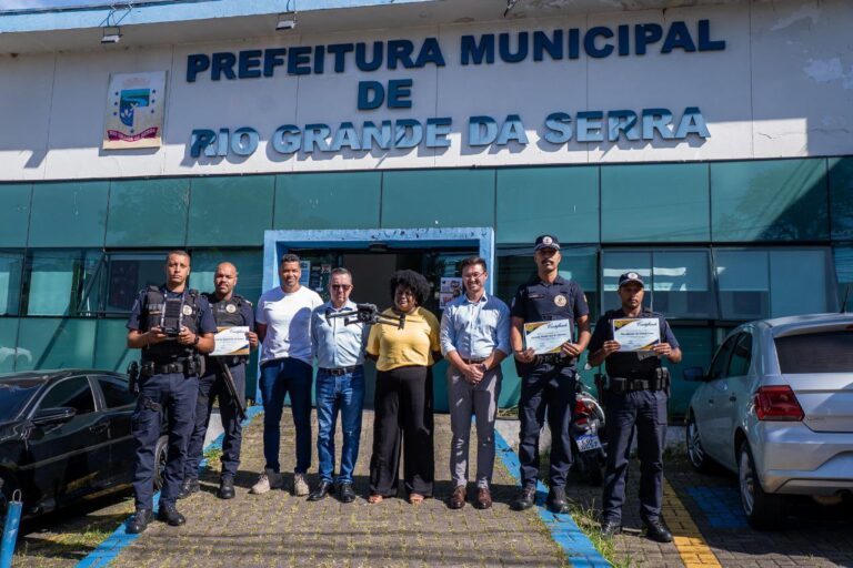 Rio Grande da Serra avança na segurança pública com uso de drones pela GCM