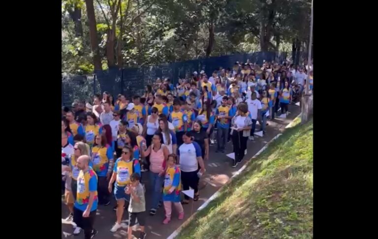 Diadema celebra inclusão com a 4ª Caminhada do Orgulho Autista