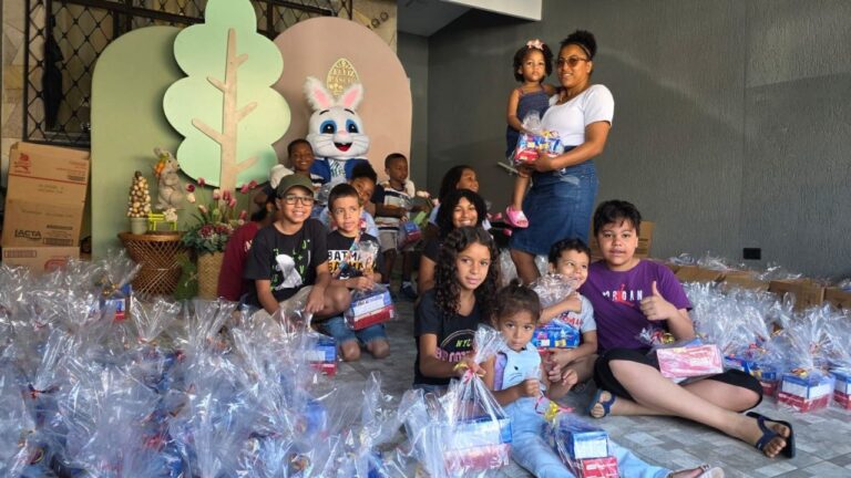 Assedec distribui chocolates e torna Páscoa de 400 crianças mais doce em Mauá