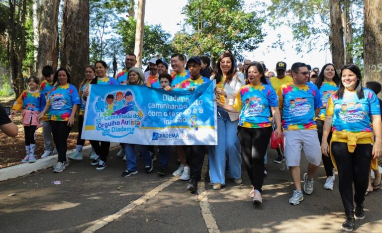 Diadema realiza 4ª Caminhada do Orgulho Autista com foco em inclusão e conscientização