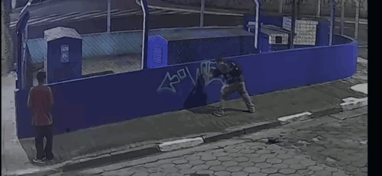 Vandalismo: Quadra recém-reformada é alvo de pichação em Diadema